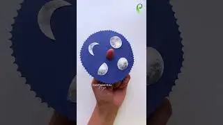 30 Days Moon Painting on Paper 🌜😱 #shorts