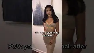 Long to short hair transformation 2021
