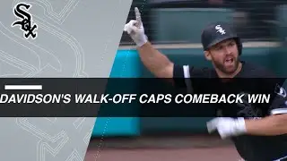 Rally Walk-Off: Palka, Davidson key walk-off win