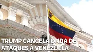 Trump cancela segunda onda de ataques &agrave; Venezuela