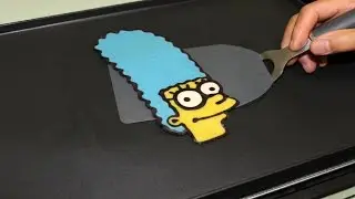 Pancake Art - Marge Simpson (The Simpsons) by Tiger Tomato