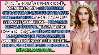 À la fête de Noël, mon père m’a dit que le meilleur cadeau serait que je disparaisse