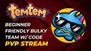 Beginner Friendly Bulky Team With Code! PvP Match Examples (Temtem 1.8.2)