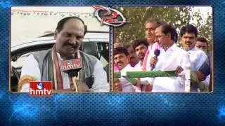 CM KCR Vs Uttam Kumar Reddy | Challenges Over Tummidi Hatti Project Agreement | Hyderabad | HMTV