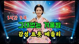 그대없는 겨울밤 외 5곡 | 감성 트롯 메들리 #트로트