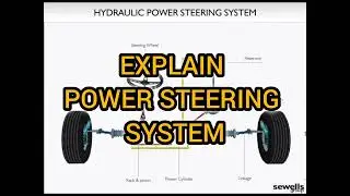 EXPLAIN POWER STEERING SYSTEM | EXPLAIN IN TAMIL #automobile #mechanic #tamil 