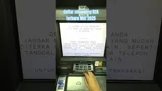 cara daftar mbanking BCA terbaru Mei 2025 lewat ATM. gampang bangetttt
