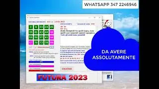 ECCO 10eLOTTO FUTURA 2023.. sta andando alla grandissima!! (programma per windows)