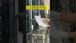 72-Hour LED Display Cabinet Burn-in and Parameter Verification