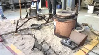 metal sculpture : lost wax method