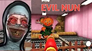 EVIL NUN | COLLECTING MASK PIECES | THE MINIGAME ROOM | PINK ROOM KEY | EVIL NUN HORROR GAMEPLAY #4