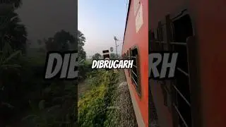 Dibrugarh Lalgarh Awadh Assam Express | Train Journey #shorts #minivlog