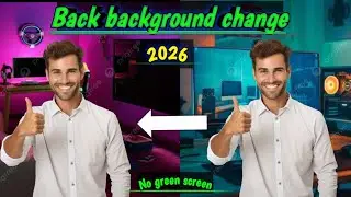 Mobile Se Background Change Kaise Kare | No Green Screen | 2026 New Trick