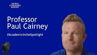 Who controls UK public policy? - Meet Professor Paul Cairney
