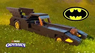 🦇🚗 &iexcl;Tutorial del Batm&oacute;vil de Tim Burton en LEGO Fortnite Odyssey! 🚗🦇