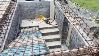 How to do step by step 700 sq.ft size building roof steel reinforcement work 