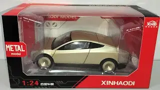 Tesla CyberCab Robotaxi модель 1:24 XHD Метал звук Свет