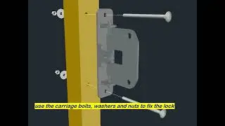 Excalibur up and over garage door security lock sales video