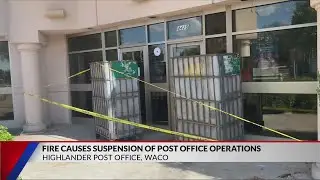 Fire Causes Suspensions of Post Office operations