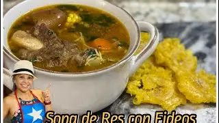 Sopa de Res Boricua~ Puerto Rican Beef Soup~ Caldo de Res Facil de Hacer ~Sopa de Res Nutritiva
