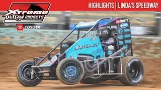 Xtreme Outlaw Midget Series Presented by Toyota | Linda’s Speedway | August 7, 2025 | HIGHLIGHTS