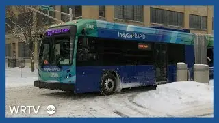 IndyGo buses keep on rolling despite several inches of snow
