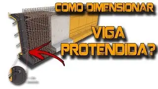 Aprenda como dimensionar uma viga protendida!