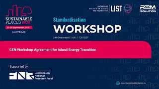 Workshop: CEN Workshop Agreement for Island Energy Transition