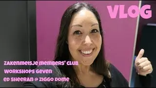 VLOG: Samenwerkingsdag Zakenmeisje Members' Club & ED SHEERAN!!! | BEHIND THE BOOKS 💄