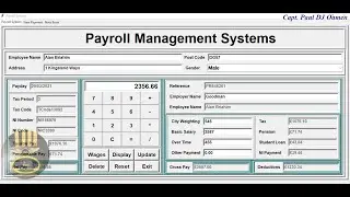 How to Create Payroll Management System with MySQL Database in Python - Part 2 of 4