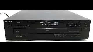SONY CD player CDP-C235 5 Disc changer with Disc Ex-Change. DEMO.