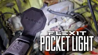 The Most Useful Flashlight For Automotive & Mechanics - Hands-Free & Flexible - FLEXIT Pocket Light
