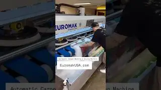Carpet rug washing and drying machine that enhances rug cleaning capacity. Fully automatic.