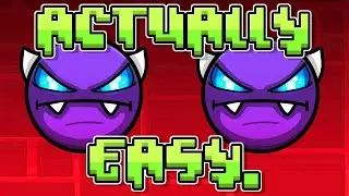 The ACTUAL Easiest Demons in Geometry Dash