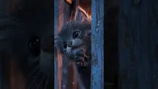 Cannot stop the tears &mdash; tiny kitty trapped 😭 #shorts #emotional #viral