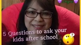5 Questions To Ask Your Kids After School - (Jayne/MomentsofColor)