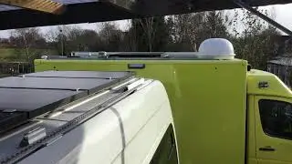 VW Crafter Van conversion part 14, Fiamma F80s awning install using F65s brackets.