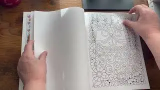 Creative Haven&rsquo;s Whimsical Cats by Angela Porter coloring book flip 