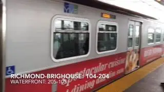 Skytrains At Marine Drive Station