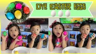 Color Dye Your Own Easter Eggs - Fun Kids DIY Project At Home