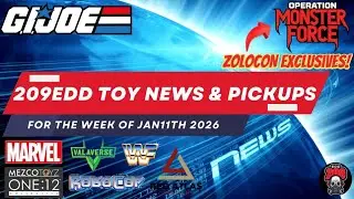 ACTION FIGURE NEWS ROUNDUP /HAUL JAN 18th MONSTER FORCE MEZCO MARVEL RED ATLAS