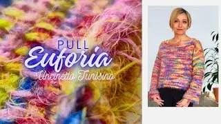 Un punto solo, zero stress 😍 Maglia all&rsquo;uncinetto tunisino FACILE Perfetta anche per principianti 💖