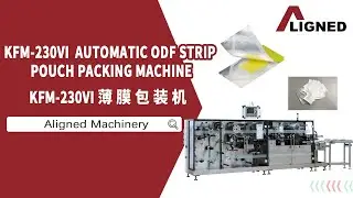 Oral dissolvable film strip packing machine