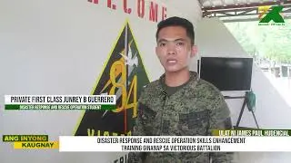 Disaster Response and Rescue Operation Skills Enhancement Training Ginanap sa Victorious Battalion