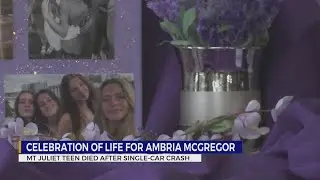 Celebration of life for Ambria McGregor