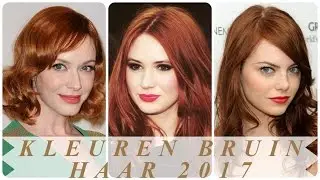 Verschillende kleuren bruin haar 2017