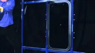 Glass Impact Test with Sledgehammer: Acrylic Glass