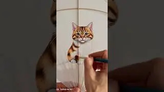 Hand-Painted Cat Kite | Step-by-Step DIY Art on Kite