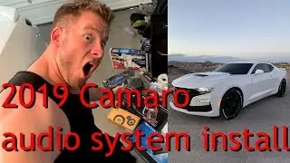 How to Install speakers, take apart interior, amp kit in 6th gen Camaro with OEM radio
