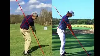 Bryson DeChambeau Golfschwungvergleich mit 